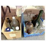 (2) Boxes Bottles