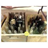 Pepsi Crate & Cranberry Crate w/Bottles