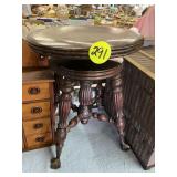 Claw Foot Piano Stool