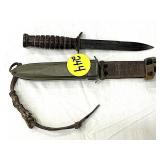 US M3 Camillus Bayonet w/Scabbard