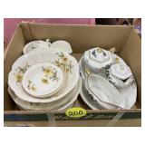(2) Partial Sets of Dishes