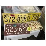 60 to 70 Liscense Plates