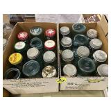 (2) Boxes of Jars