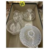 Moonstone & Pressed Glass