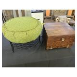 Retro Foot Stool & Storage Box