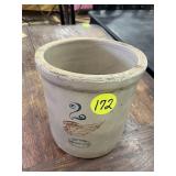 2 Gallon Red Wing Crock (Bad Crack)