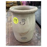 3 Gallon Red Wing Churn (No Lid)