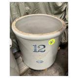 12 Gallon Red Wing Crock (Good)