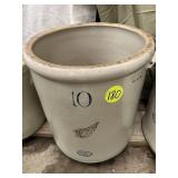 10 Gallon Red Wing Crock (Good-Missing Wire...