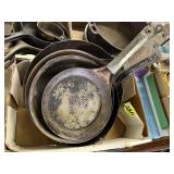 (6) Tin Frying Pans