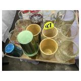 Malt Cups, (2) Schoen's, (1) Pabst & Mugs