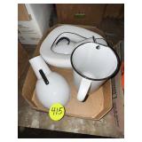 White Enamel Items
