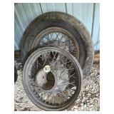 (2) Wire Wheels