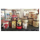 Shelf of Tins