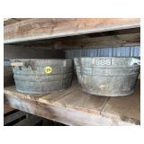 (2) Wash Tubs