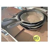 Assorted Cast Iron Pans