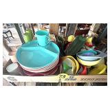 (2) Boxes Plastic Ware