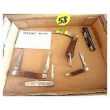 (5) Camillus Jack Knives