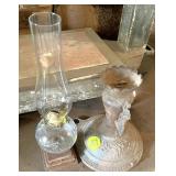Stove Top & Kerosene Lamp