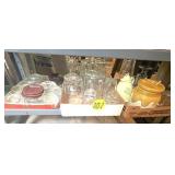 (3) Boxes Glassware