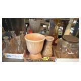 Counter Jar, Vases & Cruets