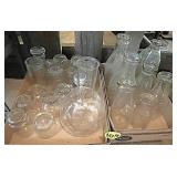 (2) Boxes Glassware