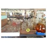 (3) Boxes Glassware