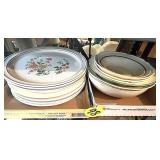 (2) Boxes Dishes