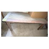Wood Bench