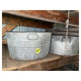 (2) Wash Tubs
