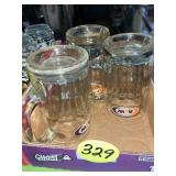 (3) A & W Mugs