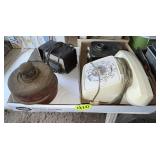 (2) Boxes Metal Bowls & Misc.