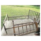 Metal Bed Frame & Extra Ends