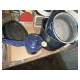 Enamel Roaster, Double Boiler & Canners
