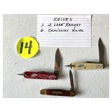(2) Lone Ranger & Camillus Knives