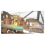 (3) Boxes Wood Items