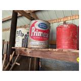 Assorted Cans & Misc.