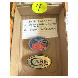(2) Case Belt Buckles