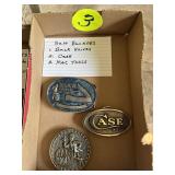 (3) Belt Buckles