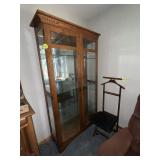 Mirror & Lighted Curio Cabinet