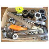Snap On 3/4 Inch & 1/2 Inch Sockets & Wrench