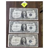 (3) 1935 Silver Certificates