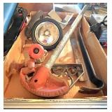 Pipe Bender, Train Wheels & Pry Bar
