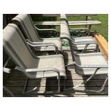 Glass Top Patio Table & Chairs