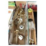 Wall Sconces & Glass Shelf