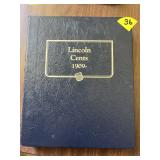Lincoln Penny Book Incl. 1909S, 1910S, 1911S,...