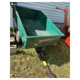 Pull Behind Ranch King 10 cu. Foot Lawn Trailer