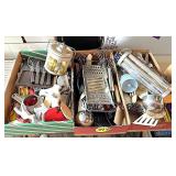 (3) Boxes Kitchen Utensils