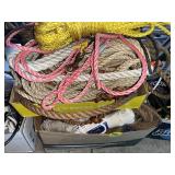 (2) Boxes Assorted Rope
