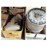 (2) Boxes Assorted Aluminum Cookware